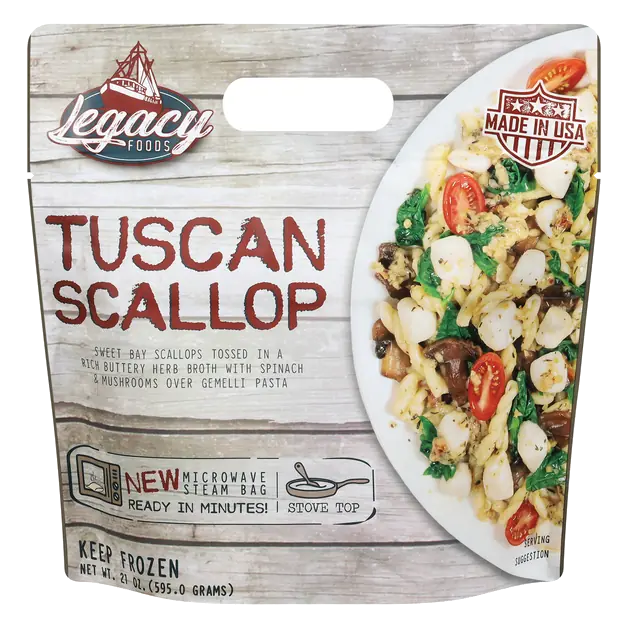 Tuscan Scallop Frozen