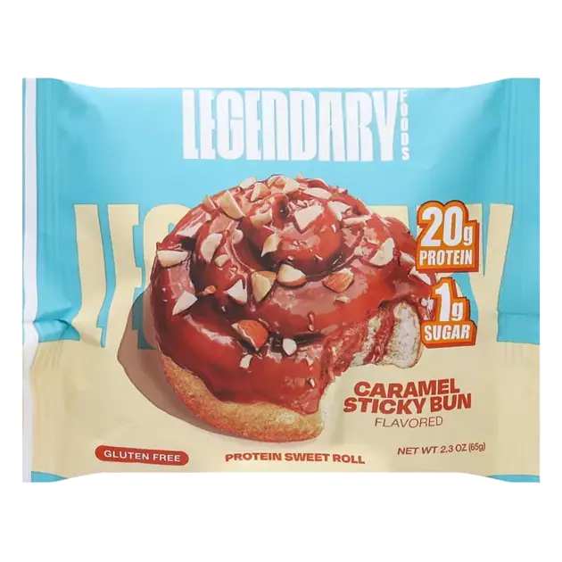 Caramel Sticky Bun Protein Sweet Roll