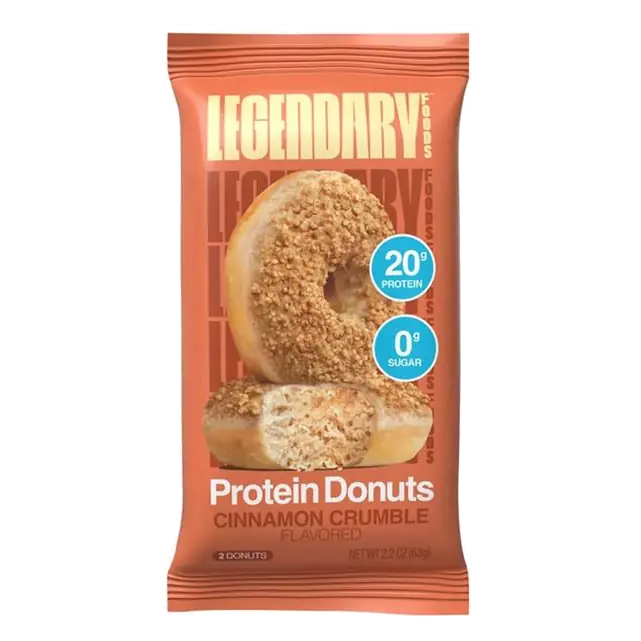 Legendary Foods Mini Protein Donuts - Cinnamon Crumble 2.2 oz