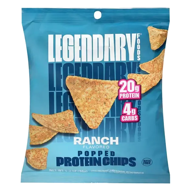 Popped Ranch Flavored Protein Chips