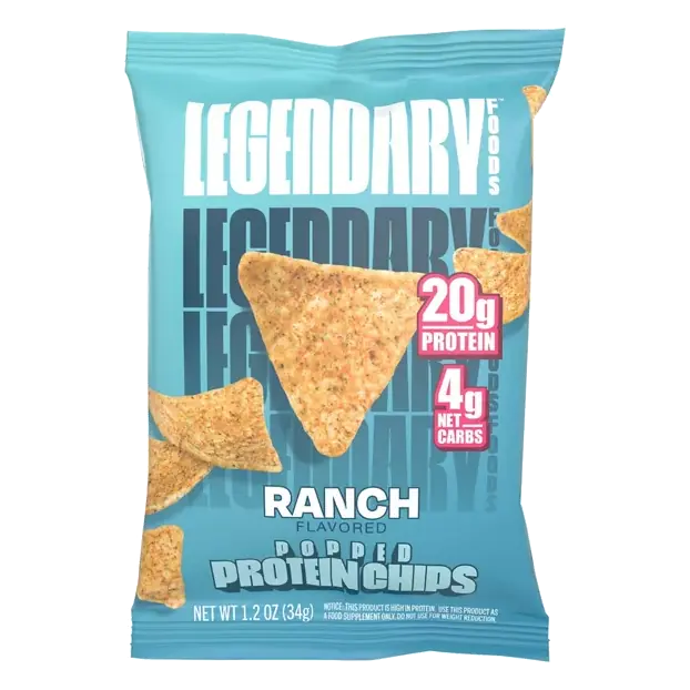 Protein Chips, Ranch Flavored, Popped