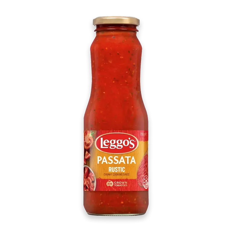 Australian Tomato Passata Sauce Rustic Thick & Chunky