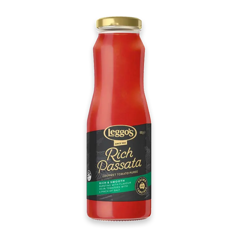 Gourmet Rich Australian Tomato Passata Puree Sauce
