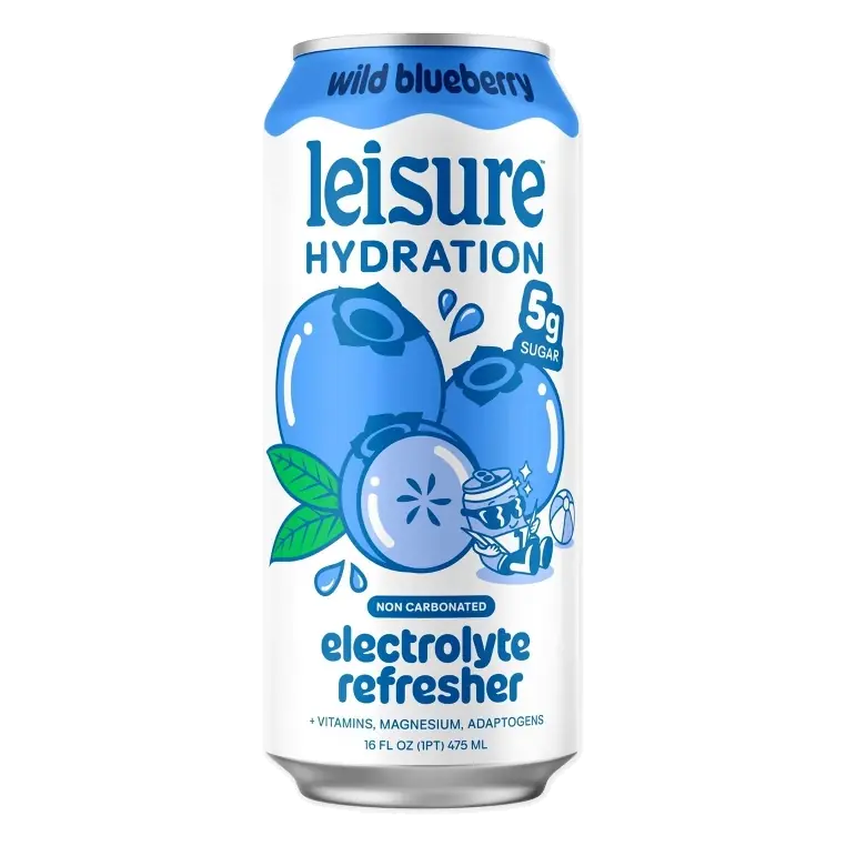Leisure Hydration Electrolyte Refresher Wild Blueberry, 16 fl oz Single