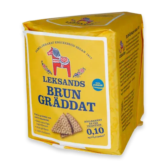 Brungräddat Knäckebröd