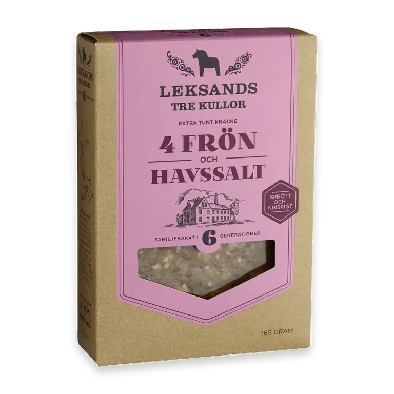Tunnknäcke 4Frön & Havssalt 165g