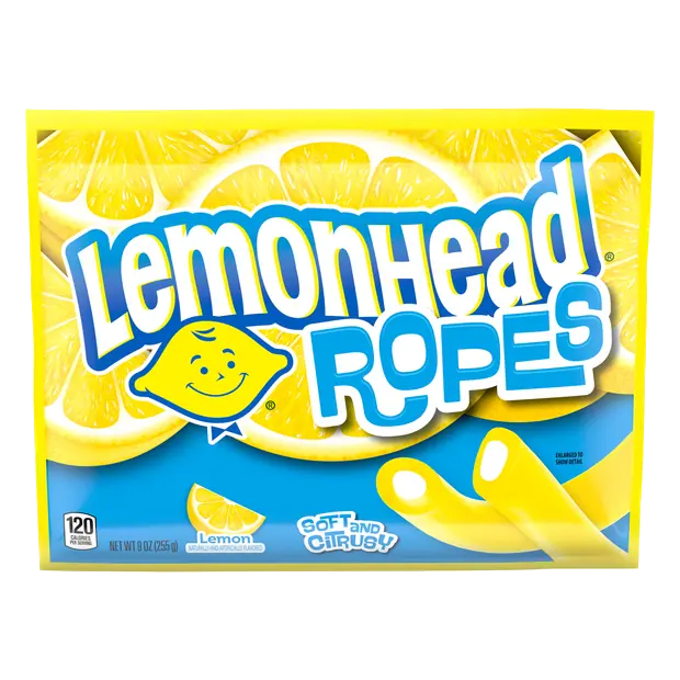 Lemon Ropes Candy