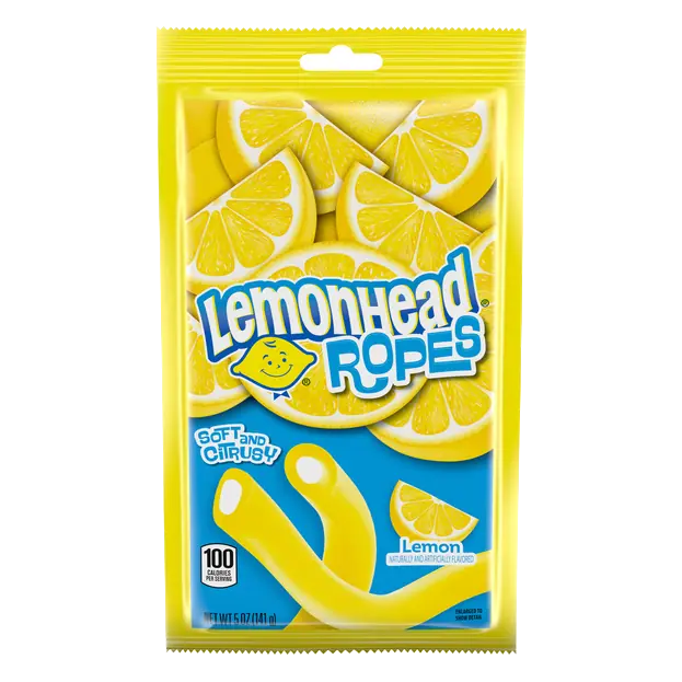 Ropes Lemon Soft & Citrusy Candy