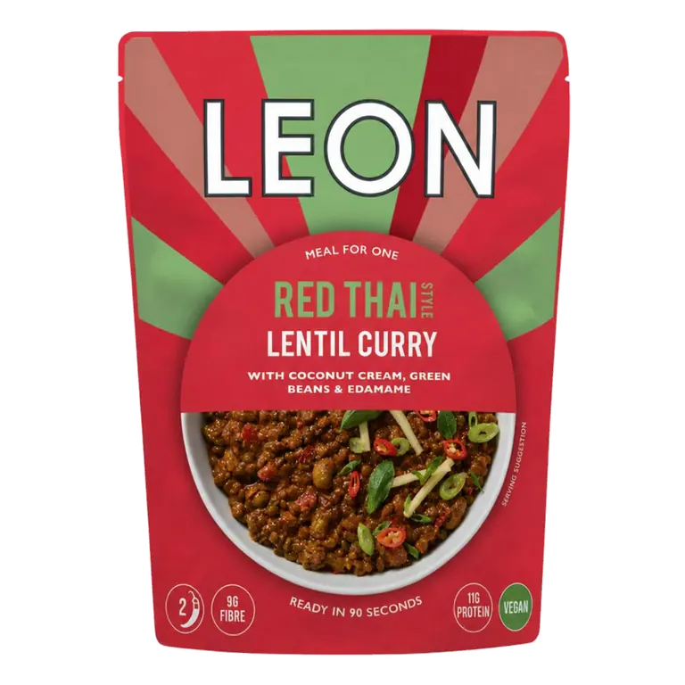 Leon 250g Red Thai Style Lentil Curry Meal Kit