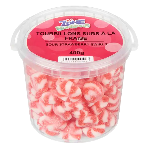 Candy Sour Strawberry Swirl 400 g