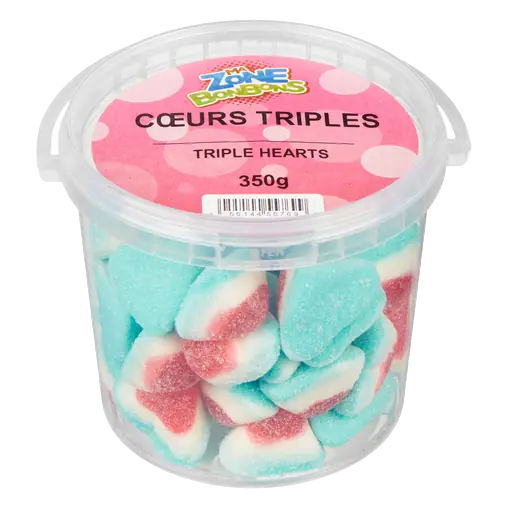 Candy Triple Hearts 350 g