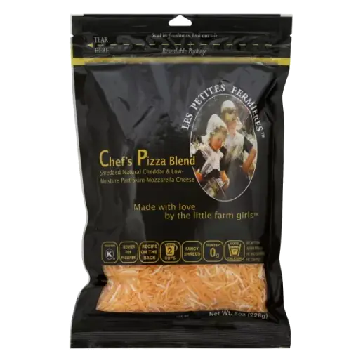 Cheese, Shredded, Chef's Pizza Blend