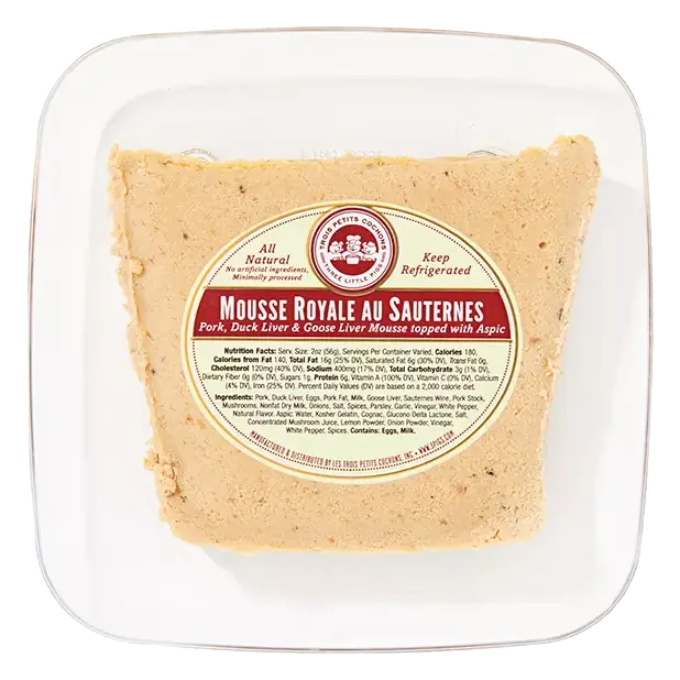 Mousse Royale w/Sauternes Wine, Bulk