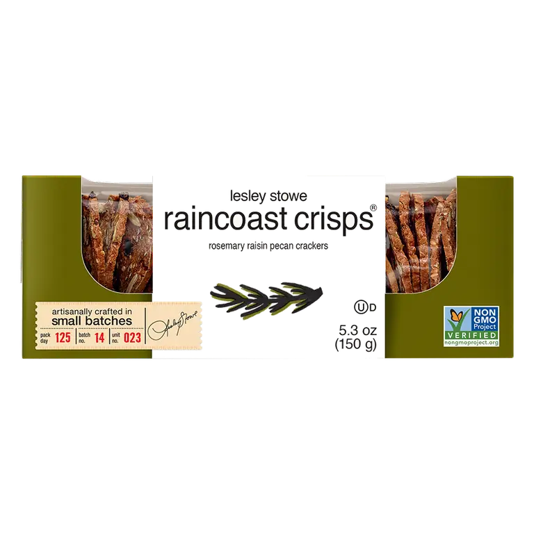 Rosemary Raisin Pecan Crackers