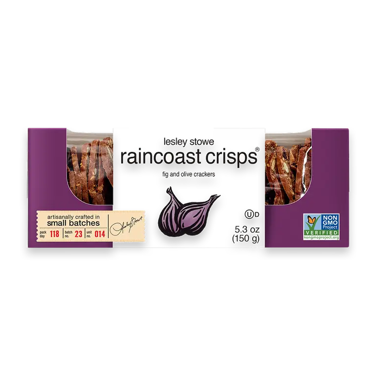 Lesley Stowe Raincoast Crisps Fig & Olive Crackers