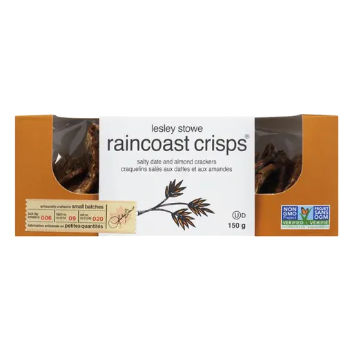 Crackers Raincoast Crisps Salty Date & Almond 150 g
