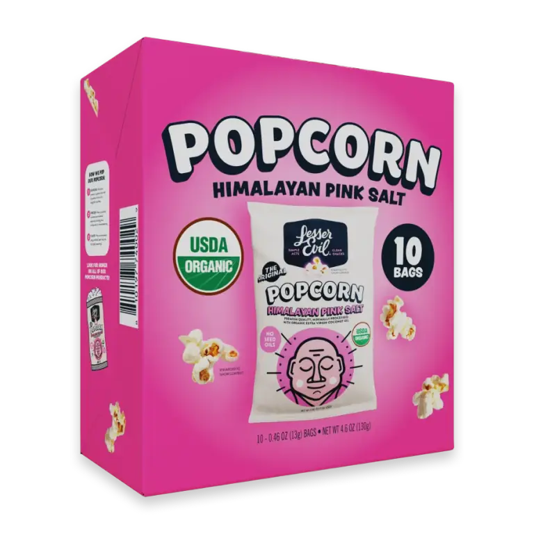 Himalayan Pink Organic Popcorn Snack Box