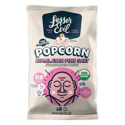Himalayan Pink Salt Organic Popcorn