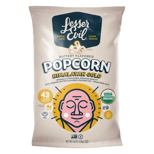 Organic Buttery Flavor Himalayan Gold Popcorn