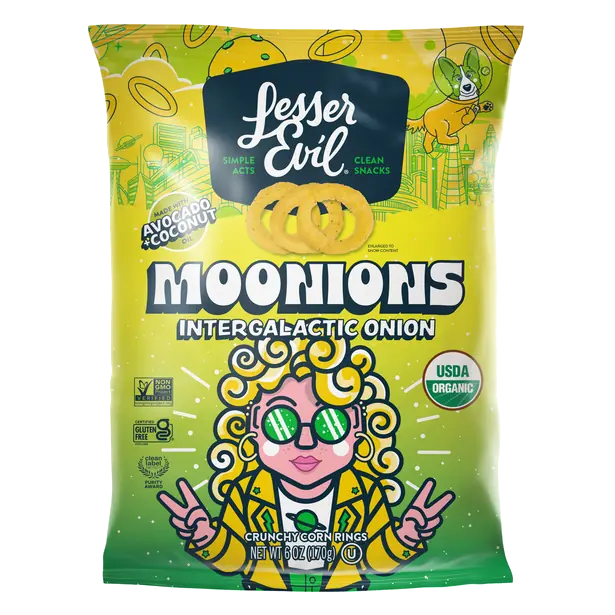 Organic Moonions Intergalactic Onion Corn Rings