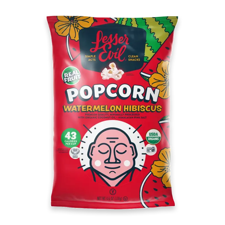 Organic Popcorn Watermelon Hibiscus
