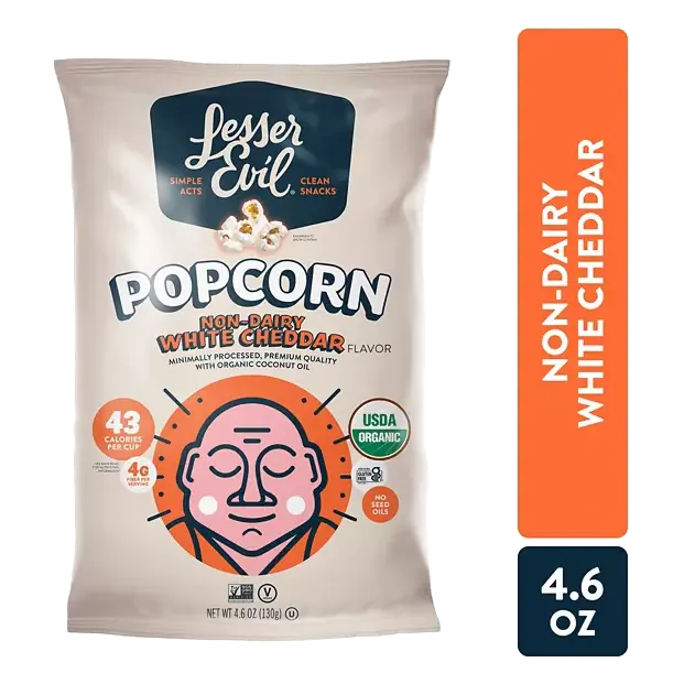 Popcorn, White Cheddar Flavor