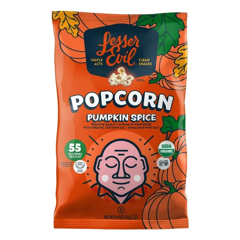 Pumpkin Spice Organic Popcorn