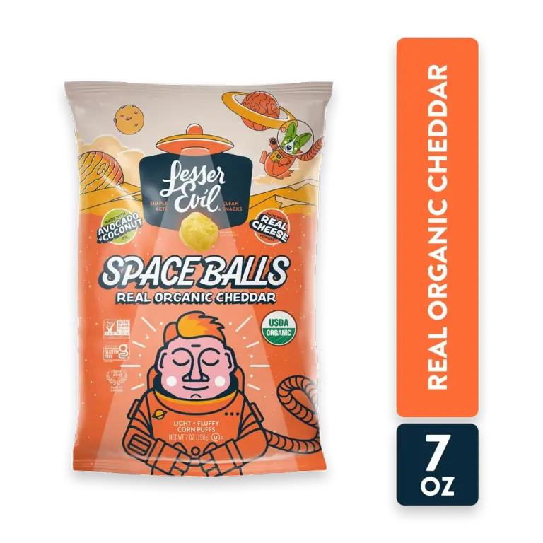 , Real Cheese, Space Balls, 7 oz
