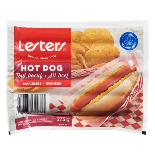 Hot Dog Wieners All Beef 375 g