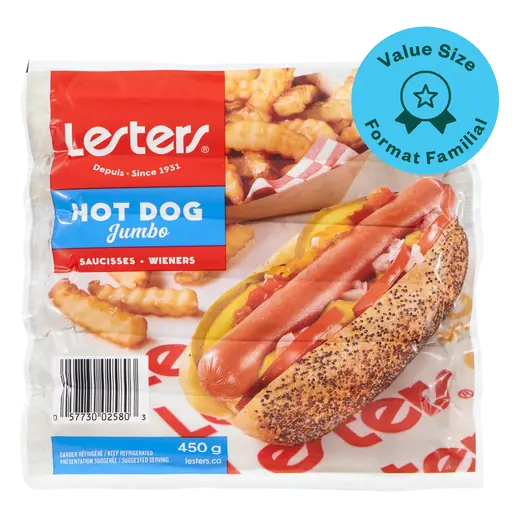 Hot Dog Wieners Jumbo 450 g