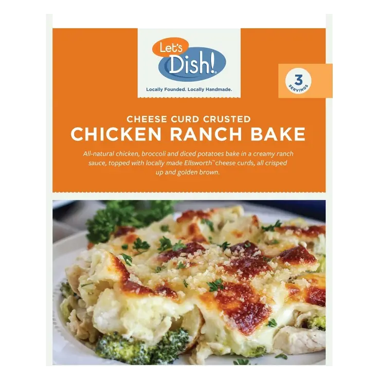Let's Dish! Cheese Curd Crusted Chicken Ranch Bake, 28.5oz