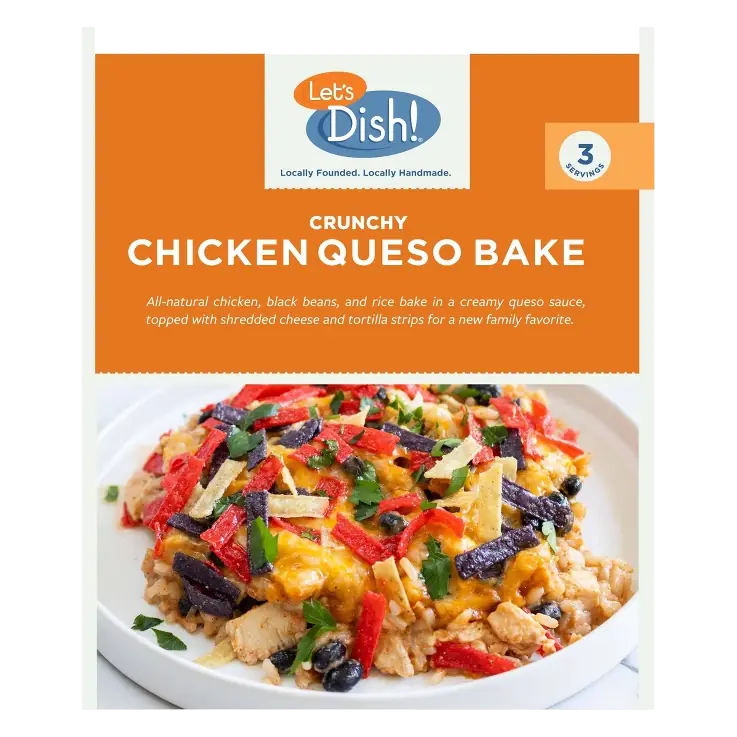 Let's Dish! Crunchy Chicken Queso Bake, 35.5oz