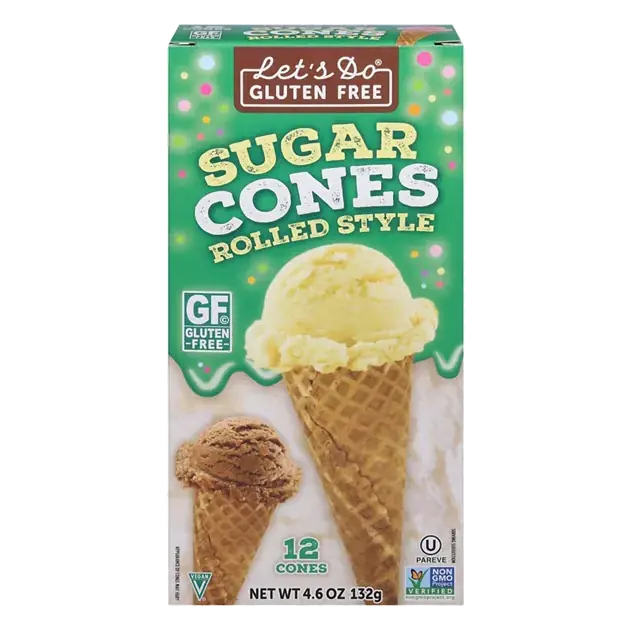 Gluten Free Rolled Style Sugar Cones