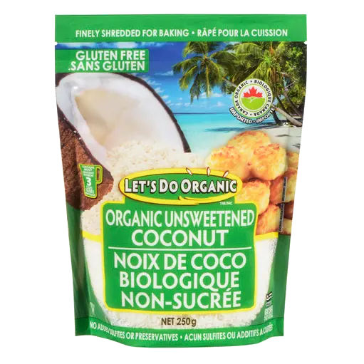 Gluten Free Shredded Coconut Unsweetened 250 g