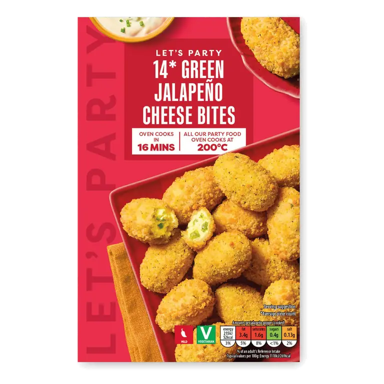 Green Jalapeño Cheese Bites 14 Pack