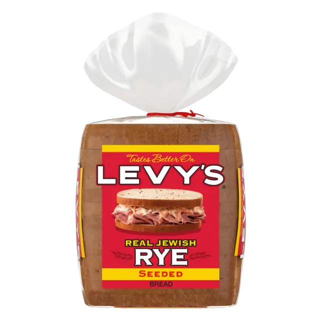 Seeded Real Jewish Rye Bread Sliced