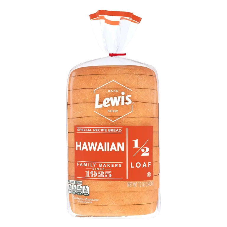 Lewis Bake Shop Hawaiian Half Loaf Bread, 1/2 Loaf, 12oz