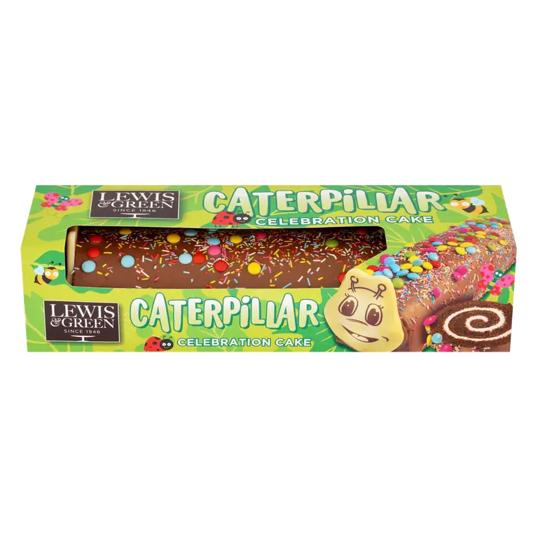 Lewis & Green Caterpillar Celebration Cake 530g