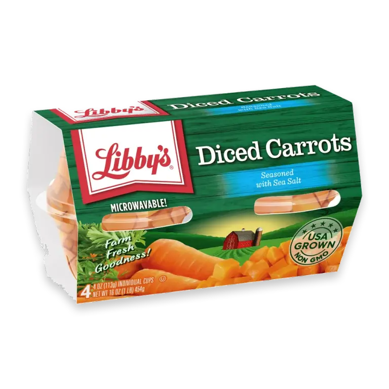 Diced Carrots Cups