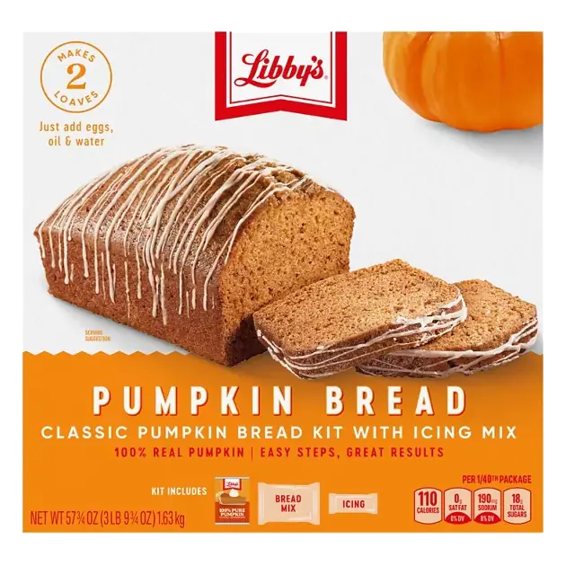 Pumpkin Bread Kit with Icing Mix