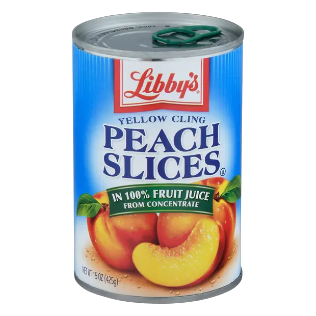 Sliced Yellow Cling Peaches in Juice