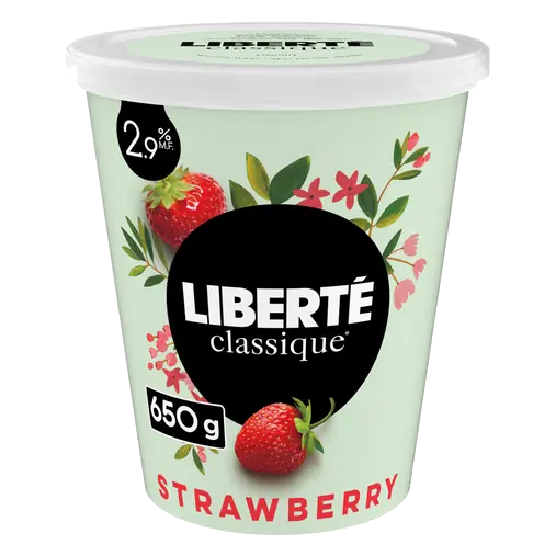 Classique 2.9% Smooth Traditional Yogurt Strawberry 650 g