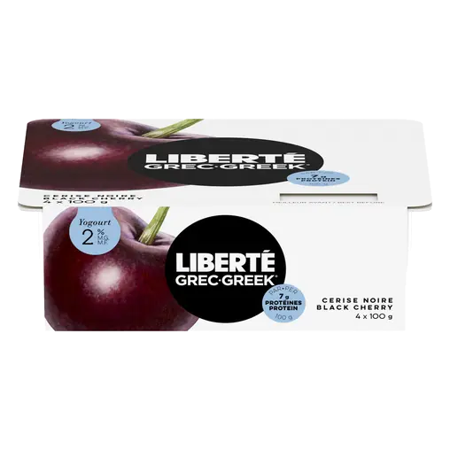 Greek Yogurt Black Cherry 2% 4 x 100 g