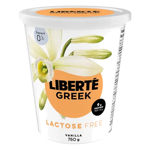 Lactose-Free 0% Greek Yogurt Vanilla 750 g