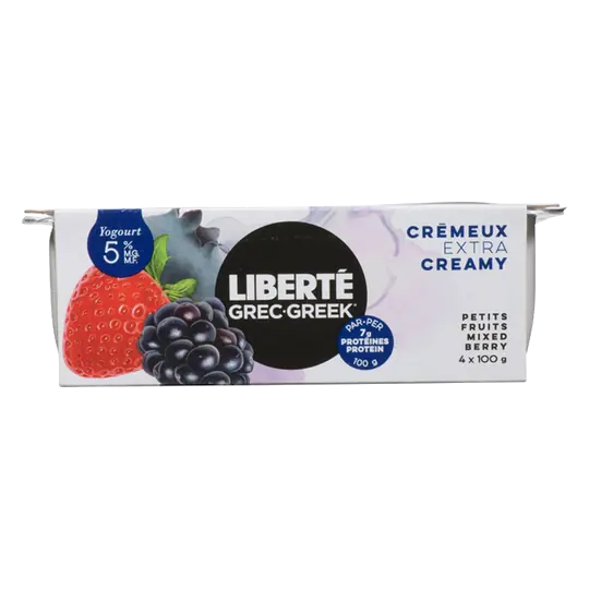 5% Greek Yogurt Mixed Berry 4 x 100 g