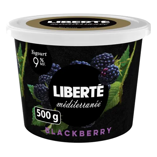 9% Yogurt Méditerranée Blackberry 500 g