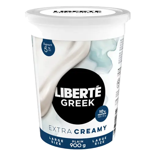 Greek 5% Yogourt Plain 900 g