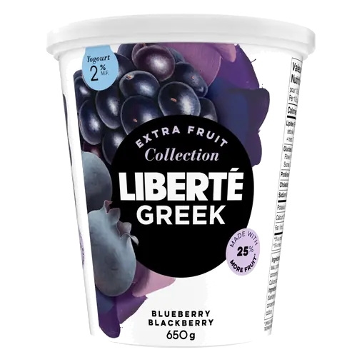 Greek Yogurt Blueberry Blackberry 650 g