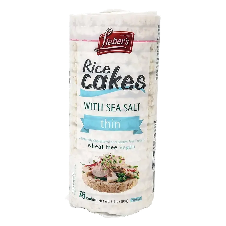 Thin Rice Cakes with Sea Salt