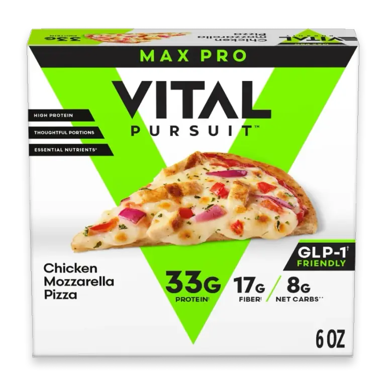 Vital Pursuit Chicken Mozzarella Pizza High Protein Frozen Meal